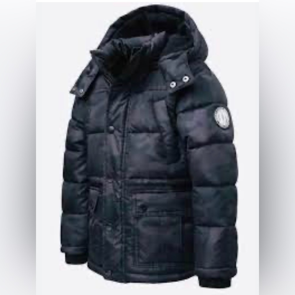 DKNY Boys' Puffer Jacket New Youth Parka.SIZE XS(5/6).S(7/8)